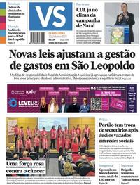 Capa do jornal Jornal VS 30/10/2025