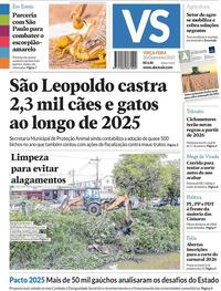 Capa do jornal Jornal VS 30/12/2025