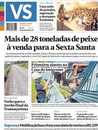 Capa do jornal Jornal VS 01/04/2026