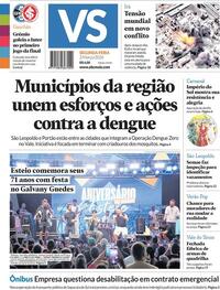 Capa do jornal Jornal VS 02/03/2026