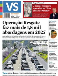 Capa do jornal Jornal VS 05/01/2026