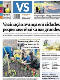 Capa do jornal Jornal VS 08/06/2026