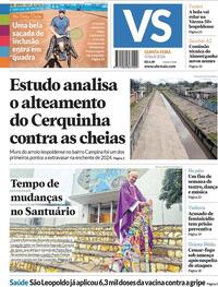 Capa do jornal Jornal VS 09/04/2026