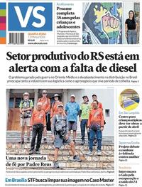 Capa do jornal Jornal VS 11/03/2026