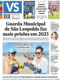 Capa do jornal Jornal VS 12/01/2026