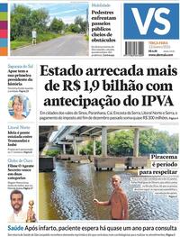 Capa do jornal Jornal VS 13/01/2026