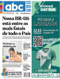 Capa do jornal Jornal VS 13/02/2026