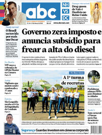 Capa do jornal Jornal VS 13/03/2026