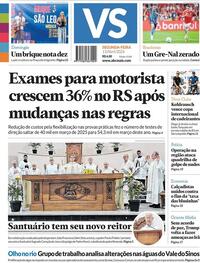 Capa do jornal Jornal VS 13/04/2026