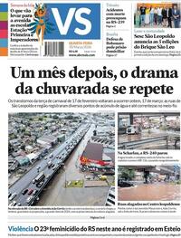 Capa do jornal Jornal VS 18/03/2026