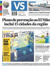 Capa do jornal Jornal VS 18/06/2026