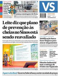 Capa do jornal Jornal VS 19/03/2026