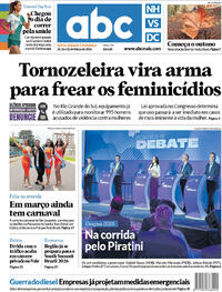 Capa do jornal Jornal VS 20/03/2026