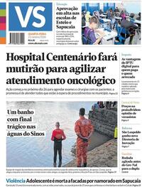 Capa do jornal Jornal VS 21/01/2026