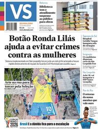 Capa do jornal Jornal VS 22/06/2026