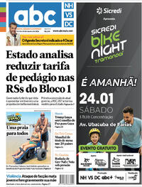 Capa do jornal Jornal VS 23/01/2026