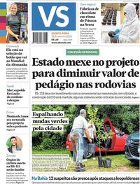 Capa do jornal Jornal VS 26/02/2026