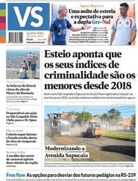 Capa do jornal Jornal VS 28/01/2026