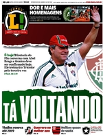 Capa do jornal Lance - Rio de Janeiro 01/12/2016