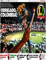 Capa do jornal Lance - Rio de Janeiro 02/12/2016