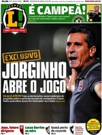 Capa do jornal Lance - Rio de Janeiro 06/12/2016