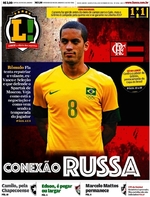 Capa do jornal Lance - Rio de Janeiro 08/12/2016