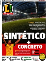 Capa do jornal Lance - Rio de Janeiro 10/12/2016