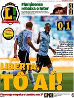 Capa do jornal Lance - Rio de Janeiro 12/12/2016