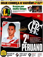 Capa do jornal Lance - Rio de Janeiro 15/12/2016
