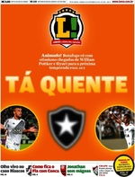 Capa do jornal Lance - Rio de Janeiro 18/12/2016