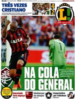 Capa do jornal Lance - Rio de Janeiro 19/12/2016