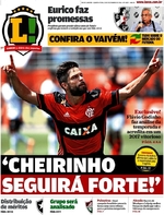 Capa do jornal Lance - Rio de Janeiro 21/12/2016