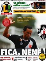 Capa do jornal Lance - Rio de Janeiro 24/12/2016
