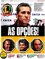 Capa do jornal Lance - Rio de Janeiro 29/11/2016