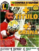 Capa do jornal Lance - Rio de Janeiro 01/01/2017