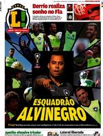 Capa do jornal Lance - Rio de Janeiro 01/02/2017