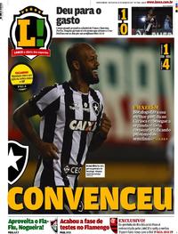 Capa do jornal Lance - Rio de Janeiro 01/04/2017