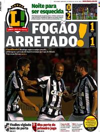 Capa do jornal Lance - Rio de Janeiro 01/06/2017