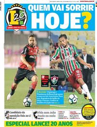 Capa do jornal Lance - Rio de Janeiro 01/11/2017