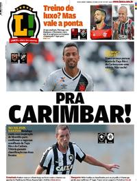 Capa do jornal Lance - Rio de Janeiro 02/04/2017