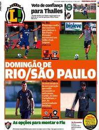 Capa do jornal Lance - Rio de Janeiro 02/07/2017