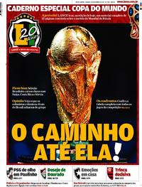 Capa do jornal Lance - Rio de Janeiro 02/12/2017