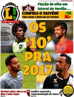 Capa do jornal Lance - Rio de Janeiro 03/01/2017