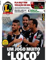 Capa do jornal Lance - Rio de Janeiro 03/02/2017