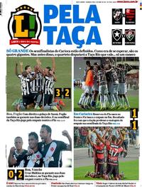 Capa do jornal Lance - Rio de Janeiro 03/04/2017