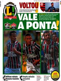 Capa do jornal Lance - Rio de Janeiro 03/06/2017