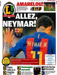 Capa do jornal Lance - Rio de Janeiro 03/08/2017