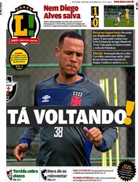 Capa do jornal Lance - Rio de Janeiro 03/10/2017