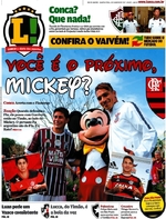 Capa do jornal Lance - Rio de Janeiro 04/01/2017
