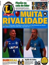 Capa do jornal Lance - Rio de Janeiro 04/06/2017